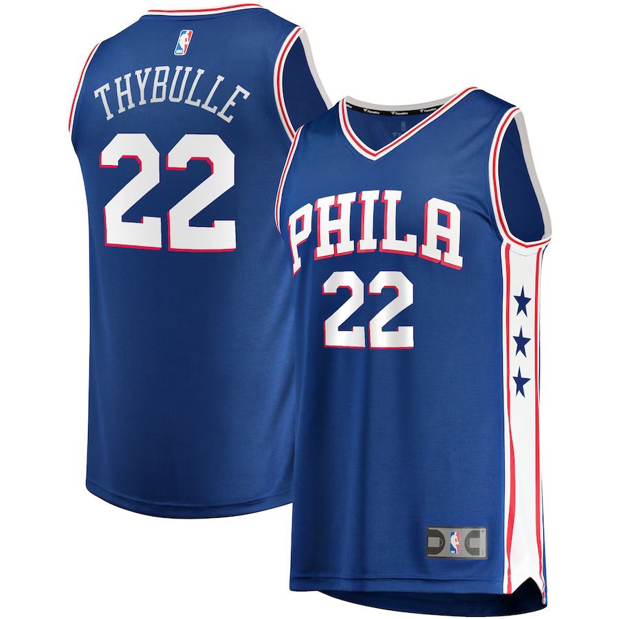 Men Philadelphia 76ers #22 Matisse Thybulle Fanatics Branded Royal Fast Break Replica Player Team NBA Jersey->philadelphia 76ers->NBA Jersey